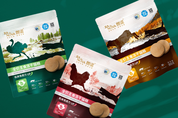 朗諾凍干貓糧包裝設(shè)計(jì)